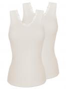 2er Sparpack Angora Damen-Unterhemd ohne Arm 8050910 1