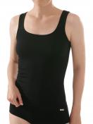 Comazo Damen Unterhemd Achselträger, , 48, schwarz 1