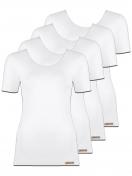 comazo earth 4er Sparpack Damen Shirt 1/4 Arm , Gr.46, weiss 1