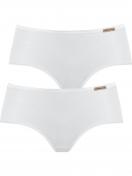 comazo earth 2er Sparpack Damen Panty , Gr.40, weiss 1