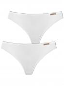 comazo earth 2er Sparpack Damen String , Gr.38, weiss 1