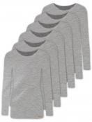 comazo earth 6er Sparpack Damen Shirt 1/1 Arm, , 44, grau-melange 1