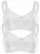 2er Sparpack Soft BH Functional Bras 18015 Gr. 80 B in Weiss 1