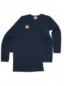 Sweety for Kids 2er Sparpack Kinder Shirt Winterwäsche 7103 Gr. 176 in navy 1