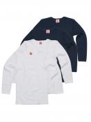 Sweety for Kids 4er Sparpack Kinder Shirt Winterwäsche 7103 Gr. 188 in navy weiss 1