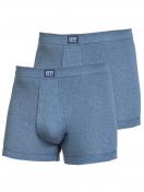 Kumpf Body Fashion 2er Sparpack Herren Short Workerwear 99375043 Gr. 5 in blau-melange 1