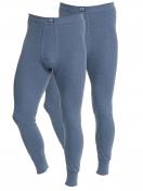 Kumpf Body Fashion 2er Sparpack Herren Unterhose Workerwear 99375073 Gr. 8 in blau-melange 1