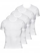 Kumpf Body Fashion 4er Sparpack Herren T-Shirt Bio Cotton 99161153 Gr. 6 in weiss 1