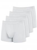 Kumpf Body Fashion 4er Sparpack Herren Pants Bio Cotton 99601413 Gr. 4 in weiss 1