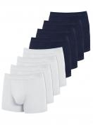 Kumpf Body Fashion 8er Sparpack Herren Pants Bio Cotton 99601413 99605413 Gr. 6 in weiss navy 1