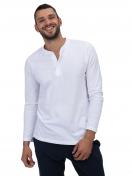 Haasis Bodywear Herren Shirt 1/1 Arm Bio-Cotton 77110062 Gr. XL in weiss 1