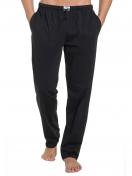 Haasis Bodywear Herren Pyjamahose Bio-Cotton 77111873 Gr. XXXXL in schwarz 1