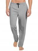 Haasis Bodywear Herren Pyjamahose Bio-Cotton 77112873 Gr. XXXL in grau-meliert 1