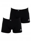Haasis Bodywear 2er Pack Herren Pants Bio-Cotton 77254413 Gr. XL in schwarz 1