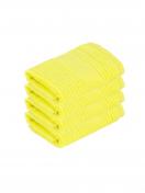 Vossen 4er Pack Seiftuch Tomorrow 1192021390 Gr. 30 x 30 cm in electric yellow 1