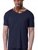Skiny Herren V-Shirt kurzarm Bamboo Deluxe 080317 Gr. M in crown blue 1