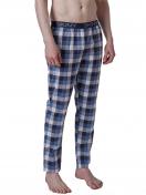 Skiny Herren Hose lang Night In Mix & Match 080511 Gr. XXL in crownblue check 1
