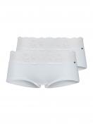 Skiny Damen Pant 2er Pack CottonLace Essentials 080604 Gr. 36 in white 1
