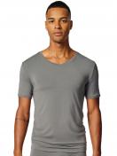 Skiny Herren V-Shirt kurzarm Calmodal 081428 Gr. L in grey 1