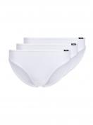 Skiny Damen Rio Slip 3er Pack Cotton Essentials 081482 Gr. 38 in white 1