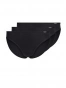 Skiny Damen Rio Slip 3er Pack Cotton Essentials 081482 Gr. 42 in black 1