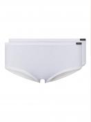 Skiny Damen Panty 2er Pack Cotton Advantage 082654 Gr. 36 in white 1