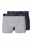 Skiny Herren Pant 2er Pack Cotton Multipack 086835 Gr. S in greyblue selection 1