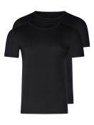 Skiny Herren Shirt kurzarm 2er Pack Shirt Multipack 086912 Gr. M in black 1