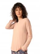 Huber Damen Shirt langarm hautnah Night Basic Selection 019005 Gr. 44 in dusty rose 1