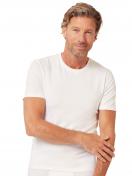 Huber Herren T-Shirt hautnah Casual Cotton 110054 Gr. L in white 1