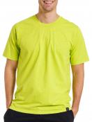 Haasis Bodywear Herren T-Shirt 1/2 Arm Slub Single Jersey 77123153 Gr. M in lime 1