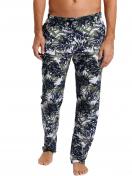 Kumpf Body Fashion Pyjama Hose ORGANIC 99976873 Gr. S/48 in navy-dschungel 1