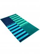 Vossen Strandtuch Crazy Stripes 1192660002 Gr. 100 x 180 cm in blue 1