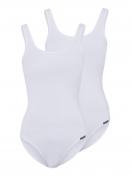 Skiny 2er Pack Body ohne Arm Cotton Bodies 081511 Gr. 36 in white 1