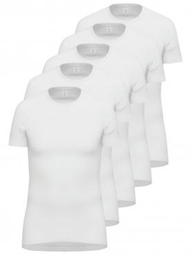5er Pack Shirt 1/2 Arm Feinripp 80220