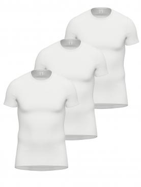 3er Pack Shirt 1/2 Arm Feinripp Premium 181220