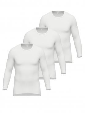 3er Pack Shirt 1/1 Arm Doppelripp Exquisit 433172