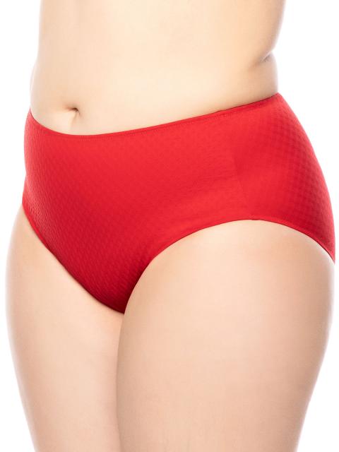 Ulla hoher Bikini Slip St. Tropez 9132 Gr. 54 in rot Rot | 54