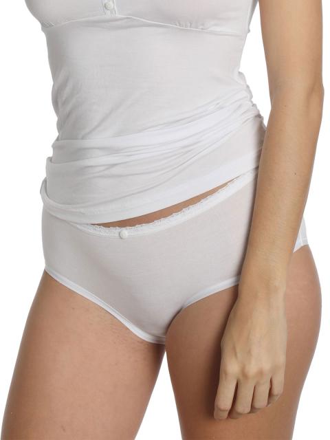 Sassa Damen Panty STRIPE RANGE 38343 Gr. 36 in white white | 36