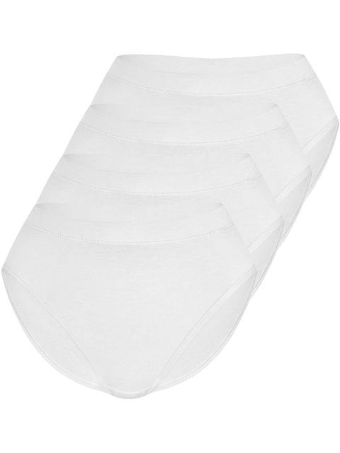 Sassa 4er Sparpack Slip Mini LOVELY SKIN 45296 Gr. 46 in 4xwhite white | white | 46