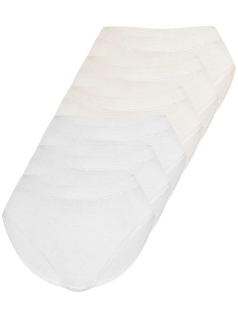 Sassa 6er Sparpack Slip Mini LOVELY SKIN 45296 Gr. 38 in 3xivory 3xwhite ivory | white | 38