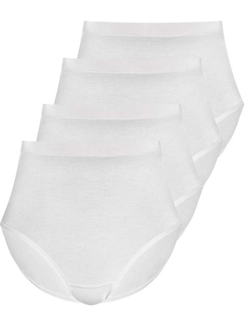 Sassa 4er Sparpack Slip Maxi LOVELY SKIN 45298 Gr. 46 in 4xwhite white | white | 46