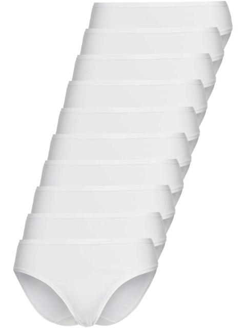 Sassa 10er Sparpack Slip Mini CASUAL COMFORT 47967 Gr. 38 in 10xWeiss weiß | weiß | 38