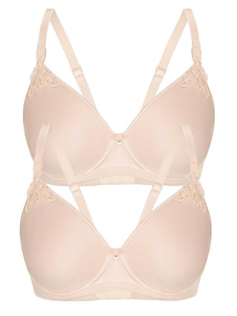 Sassa 2er Sparpack Spacer-BH CLASSIC LOOK 24333 Gr. 85E in 2xnude nude | nude | 85 | E