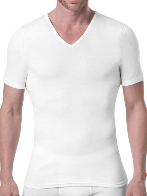 Kumpf Body Fashion Herren T-Shirt 2er Pack Bio Cotton 99601051 Gr. 6 in weiss