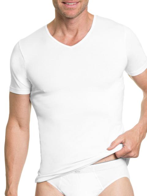 Kumpf Body Fashion Herren T-Shirt 1/2 Arm Single Jersey 99947051 Gr. 5 in weiss