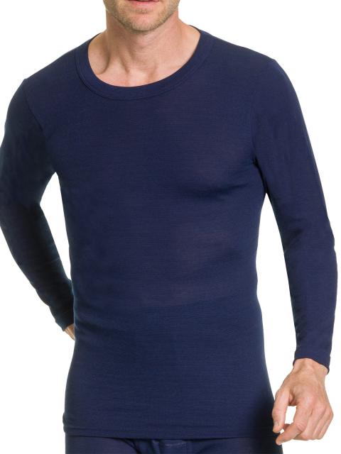 Kumpf Body Fashion Herren Langarm Shirt Dunova 91001163 Gr. M/5 in marine marine | M/5