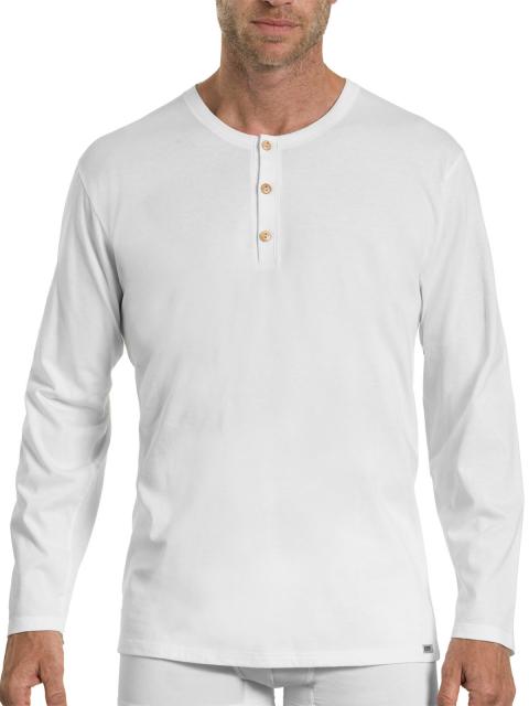 Kumpf Body Fashion Herren langarm Shirt Bio Cotton 99161062 Gr. 4 in weiss weiss | 4