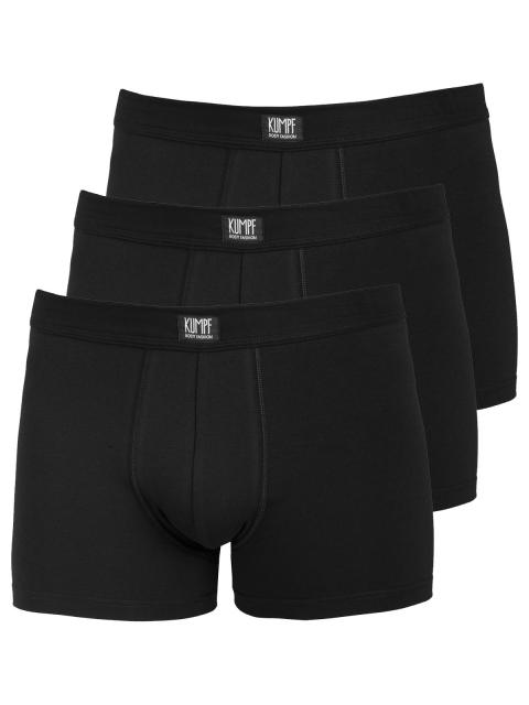 Kumpf Body Fashion Herren Pants 3er Pack Bio Cotton 99933413 Gr. 8 in schwarz schwarz | 8