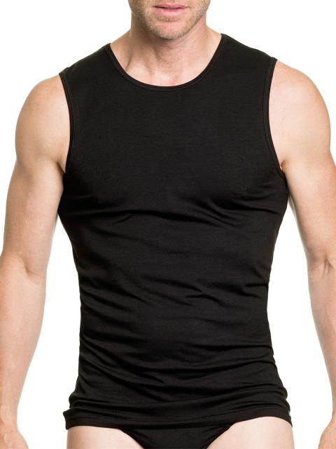 Kumpf Body Fashion Herren Achselshirt Single Jersey 99947011 Gr. 5 in schwarz schwarz | 5